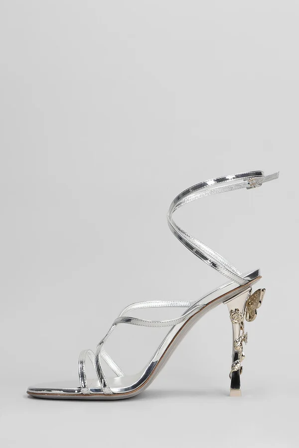 Enchantress Sandals In Silver Leather - Image 3