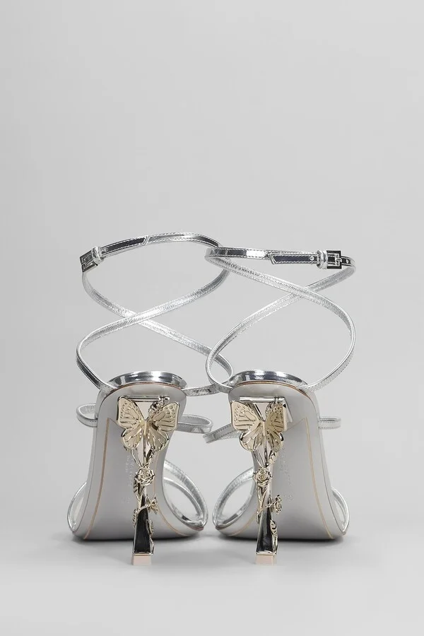 Enchantress Sandals In Silver Leather - Image 4