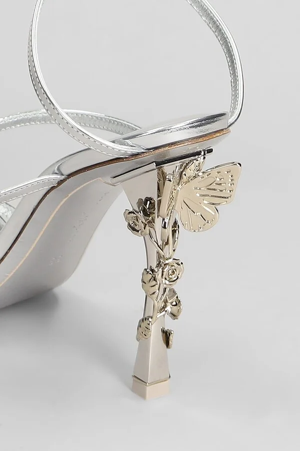Enchantress Sandals In Silver Leather - Image 5