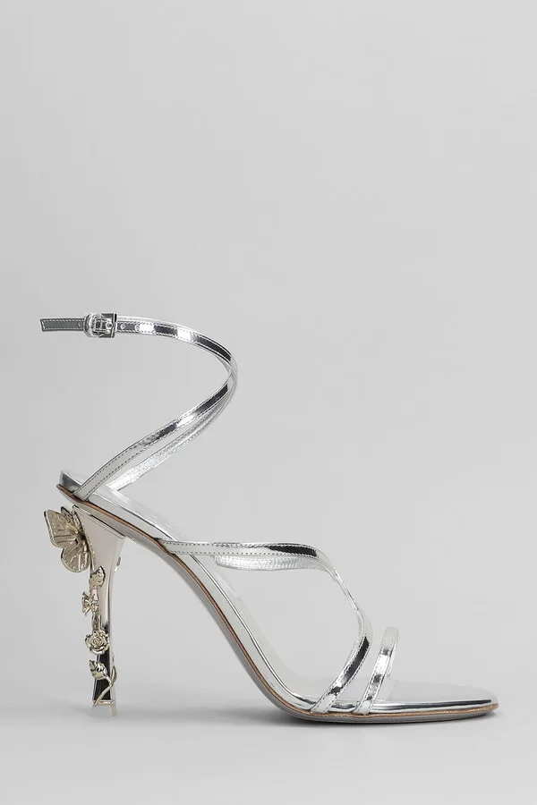 Enchantress Sandals In Silver Leather