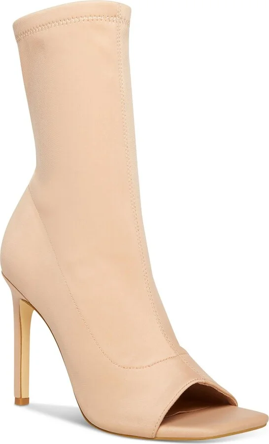 Endless Womens Peep Toe Zipper Booties