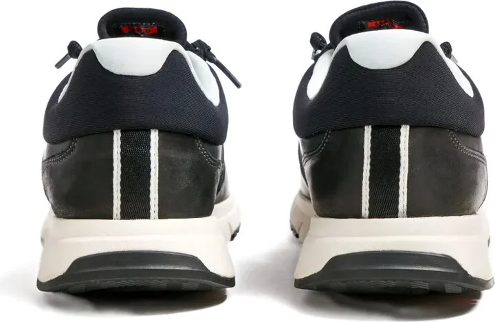 Endley suede panelled low-top sneakers - Image 3