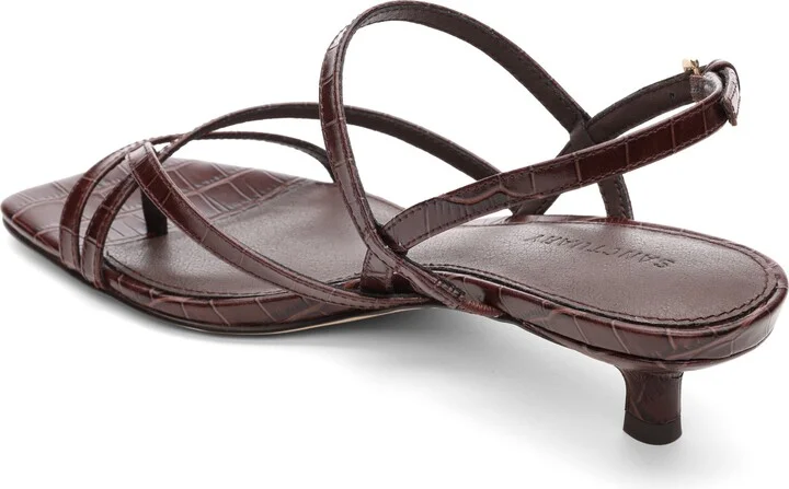 Energy Croc Embossed Kitten Heel Sandal - Image 2