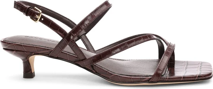 Energy Croc Embossed Kitten Heel Sandal - Image 3