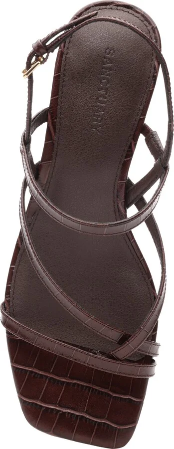 Energy Croc Embossed Kitten Heel Sandal - Image 5