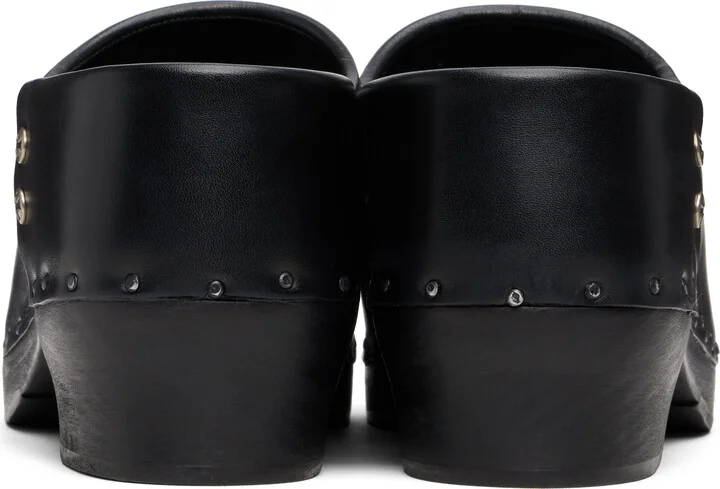 Enfants Riches Déprimés Black Calfskin Clogs - Image 2