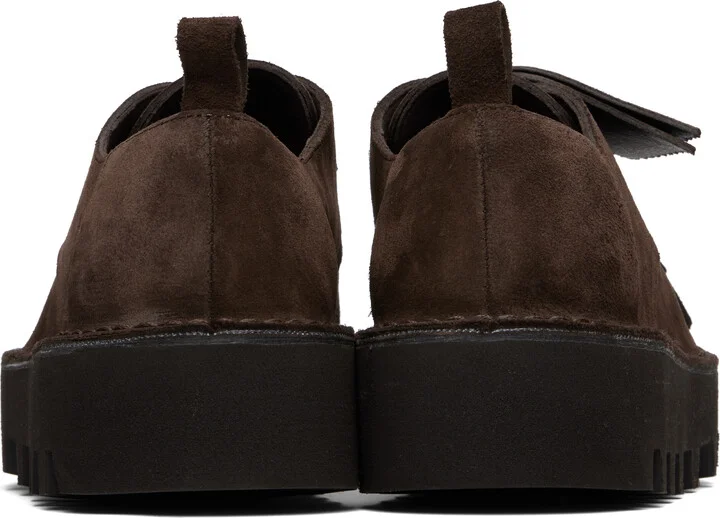 Engineered Garments Brown Clarks Originals Edition Desert Khan EG Derbys - Image 2