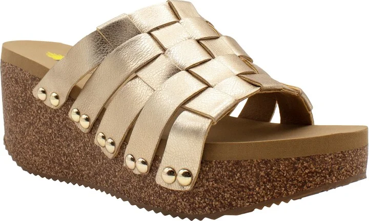 Enoki Platform Wedge Slide Sandal