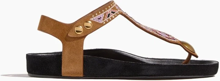 Enore Sandal in Cognac