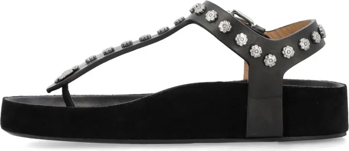 Enore studded leather sandals - Image 3