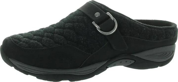 Enza Womens Buckle Quilted Clogs