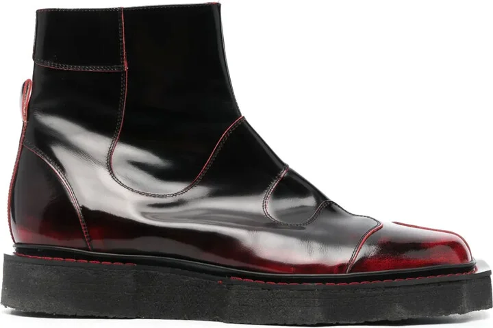 Enzo leather ankle boots