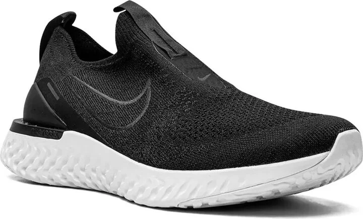 Epic Phantom React Flyknit "Black/Black/White" sneakers - Image 2