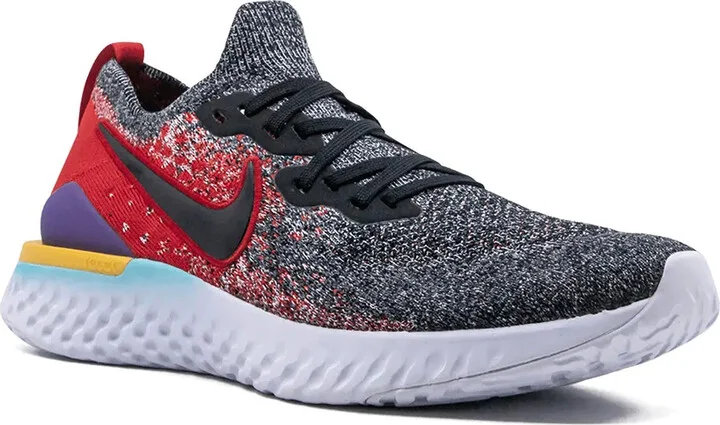 Epic React Flyknit 2 "Black/Hyper Jade" sneakers - Image 2
