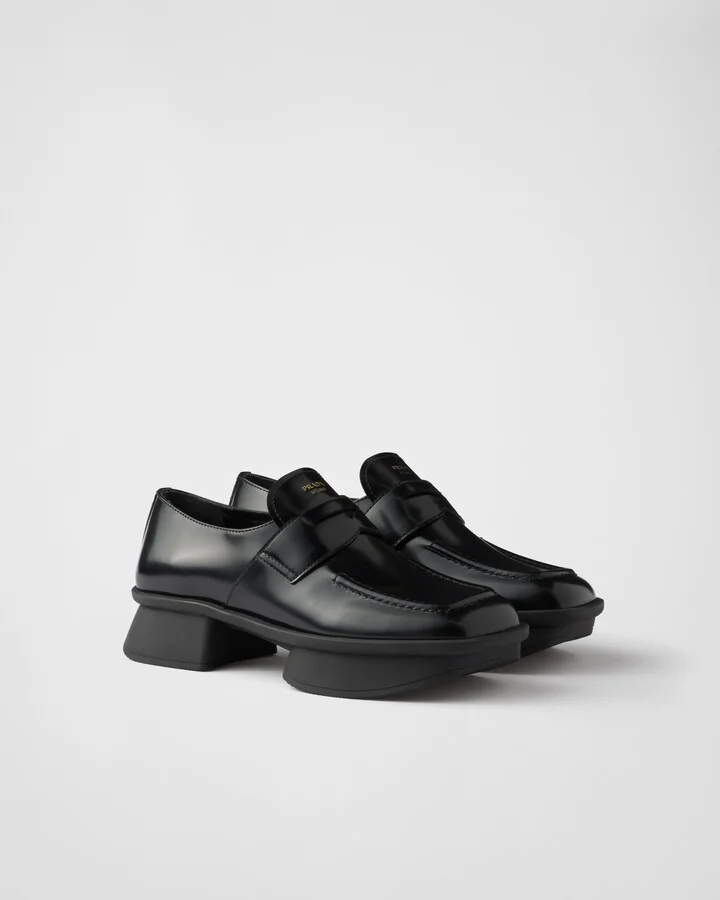 Equal brushed leather loafers