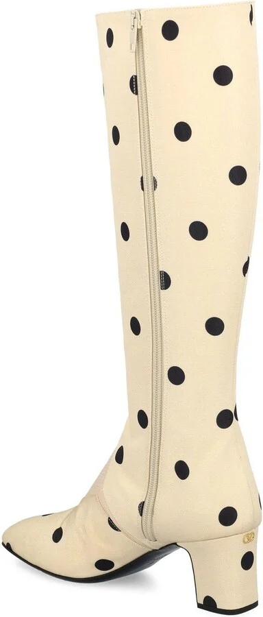 Equivoque Polka Dot Printed Boots - Image 3