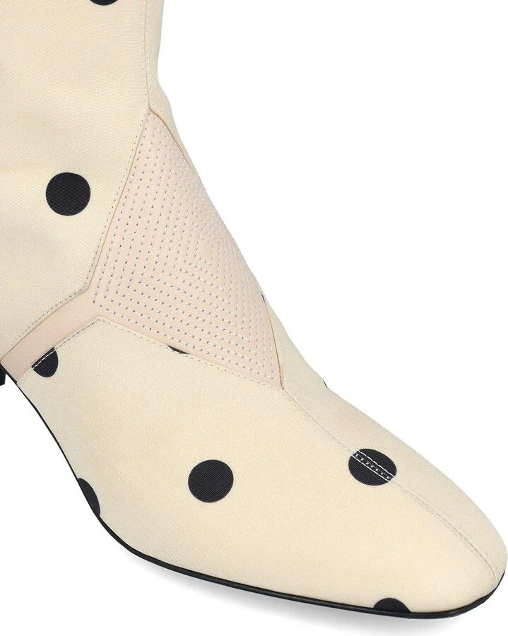 Equivoque Polka Dot Printed Boots - Image 4