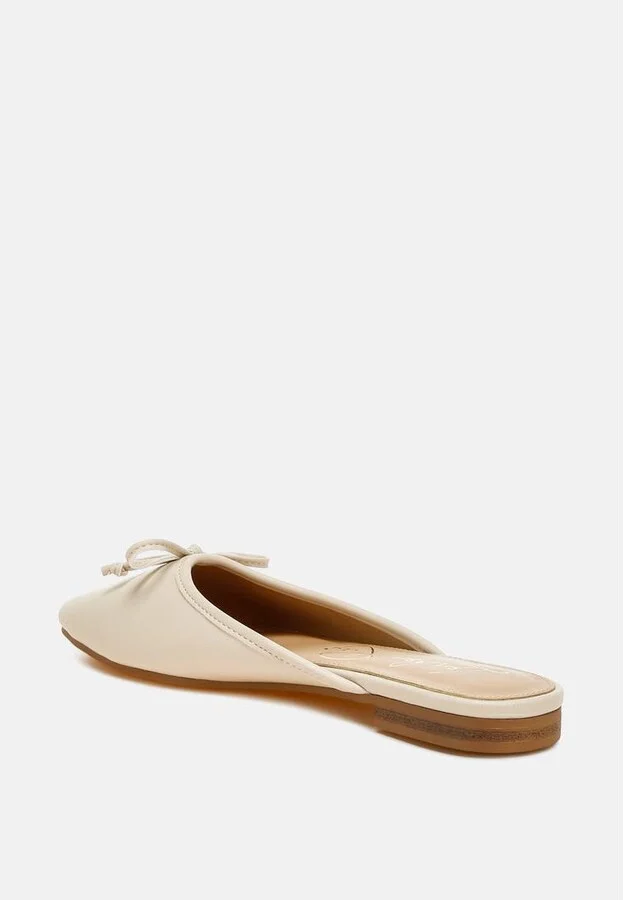 Eras Bow Slip-On Flat Mules - Image 2