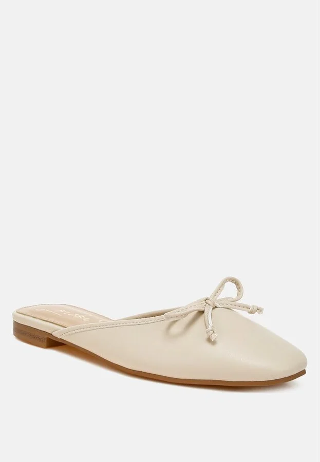 Eras Bow Slip-On Flat Mules - Image 3