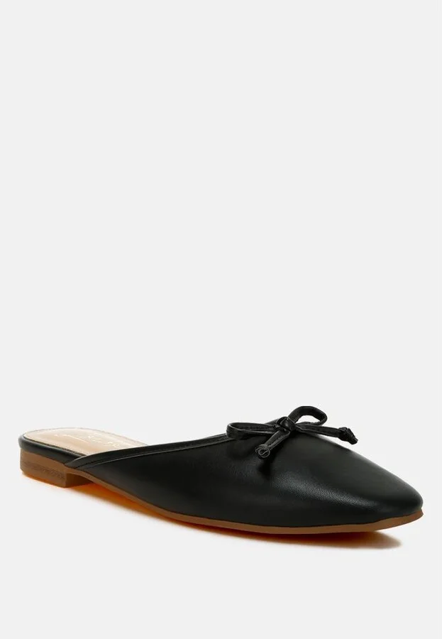 Eras Bow Slip-On Flat Mules - Image 4