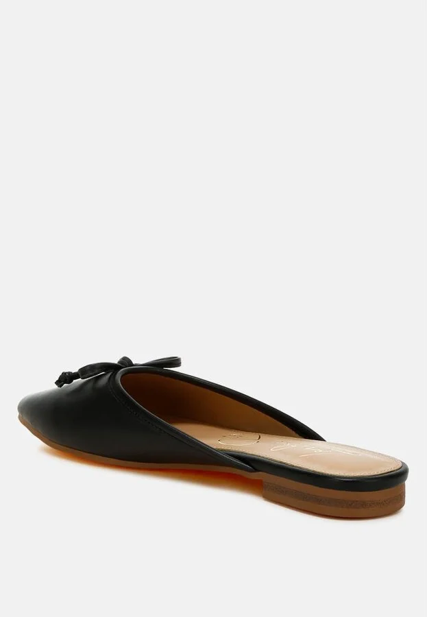 Eras Bow Slip-On Flat Mules - Image 5