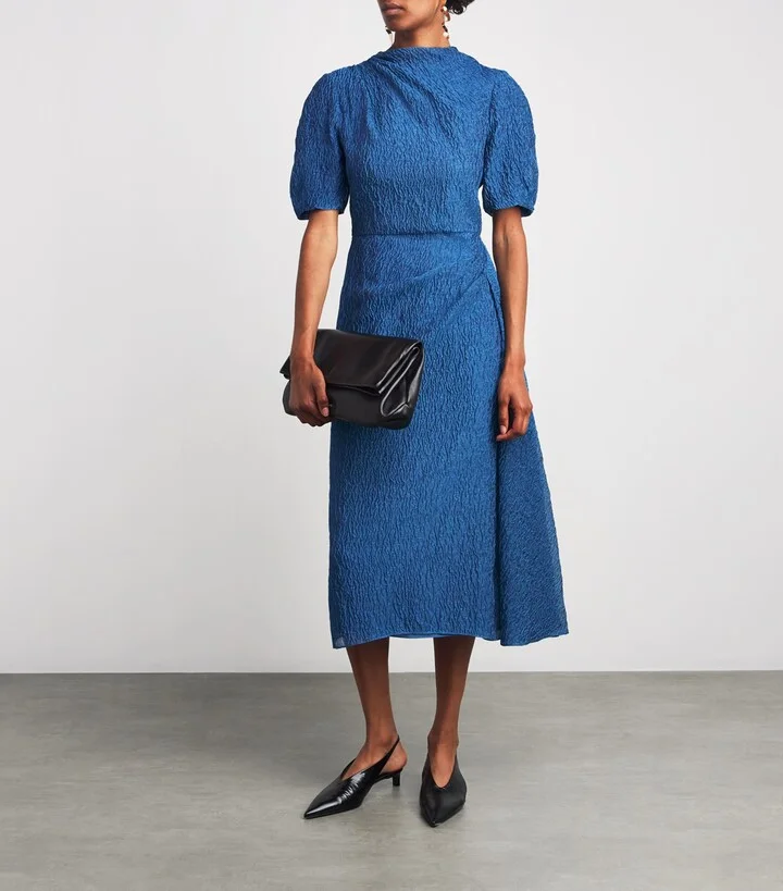 Erdem Organza Cloque Midi Dress - Image 2