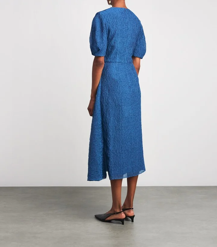 Erdem Organza Cloque Midi Dress - Image 3