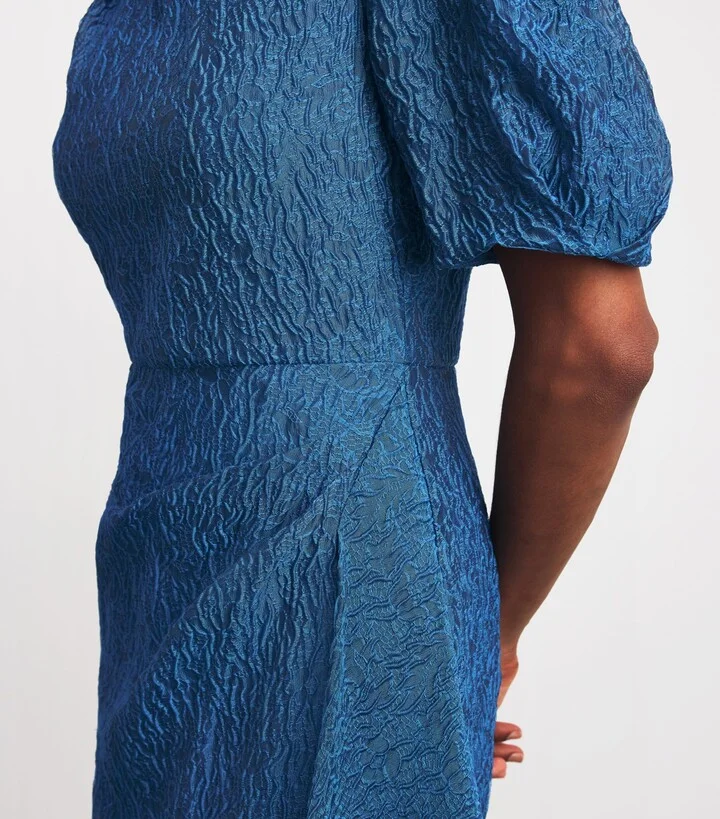 Erdem Organza Cloque Midi Dress - Image 6