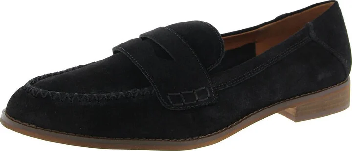 Erelia Womens Suede Slip On Loafers