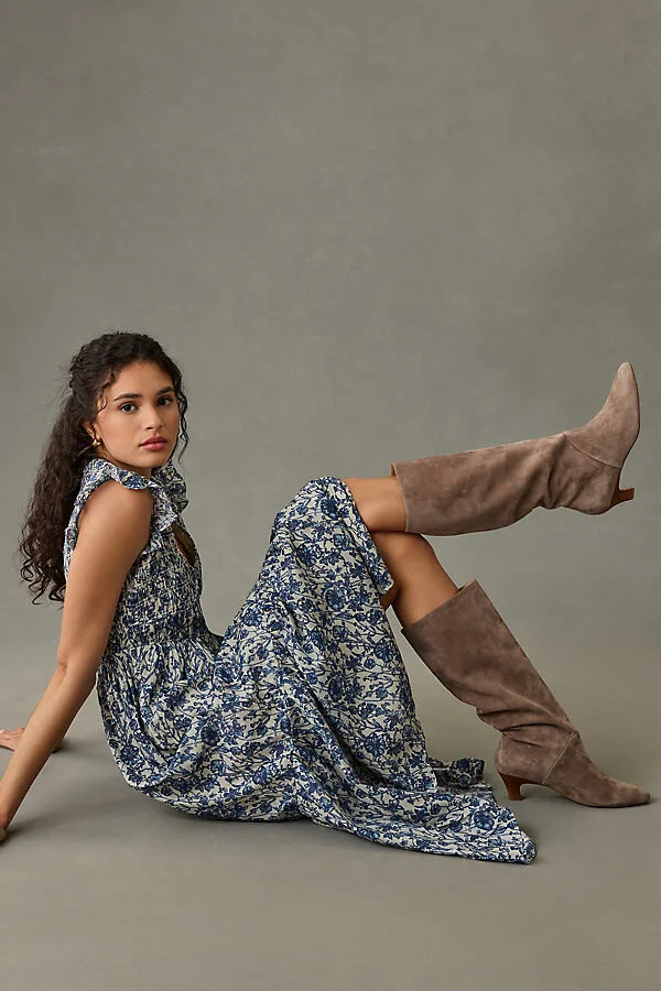 Erena Kitten-Heel Boots