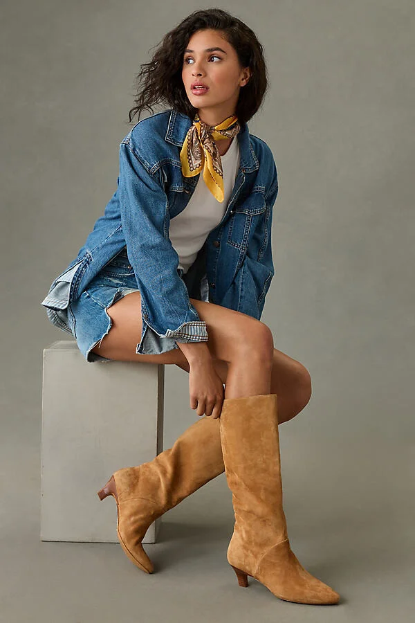 Erena Kitten-Heel Boots