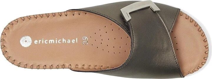 Eric Michael Agua Women's Sandals Pewter : EU 41 (US Women's 10-11) M (B), Leather - Image 2
