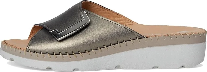 Eric Michael Agua Women's Sandals Pewter : EU 41 (US Women's 10-11) M (B), Leather - Image 6