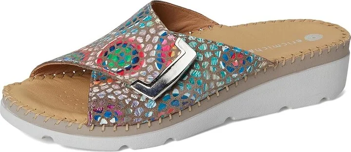 Eric Michael Agua Women's Sandals Pewter : EU 41 (US Women's 10-11) M (B), Leather - Image 11