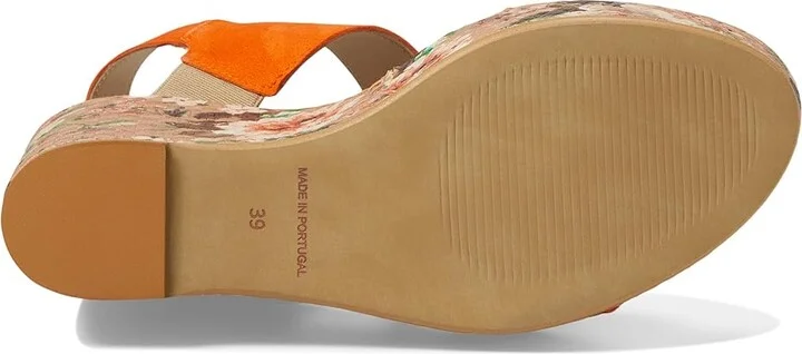 Eric Michael Athens Women's Sandals Orange : EU 41 (US Women's 10-11) M (B), Leather - Image 3