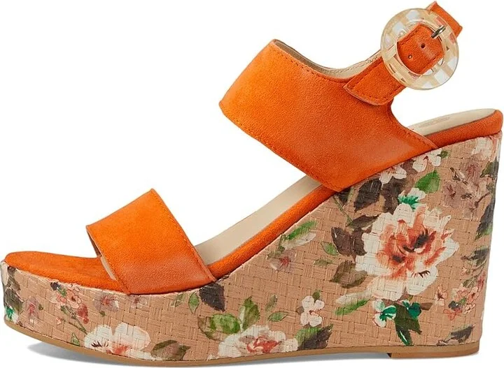 Eric Michael Athens Women's Sandals Orange : EU 41 (US Women's 10-11) M (B), Leather - Image 5
