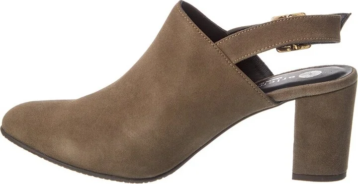 Eric Michael Blanche Suede Slingback Pump - Image 2