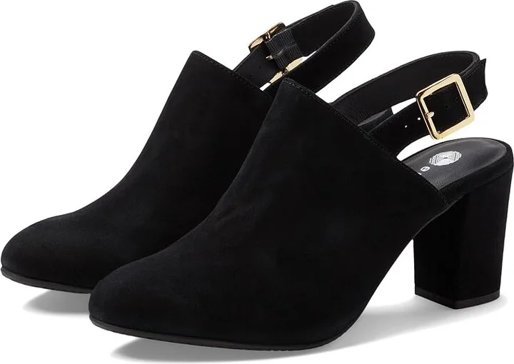 Eric Michael Blanche Women's Shoes Black Suede : EU 36 (US Women's 5.5-6) M (B), Leather