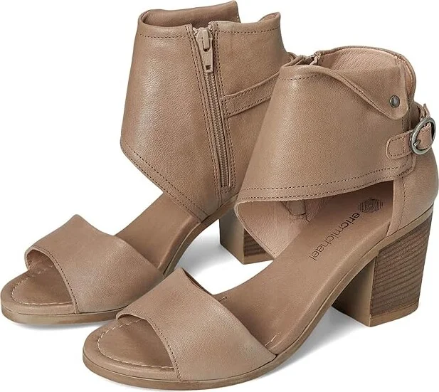 Eric Michael Callie Women's Sandals Taupe : EU 36 (US Women's 5.5-6) M (B), Leather