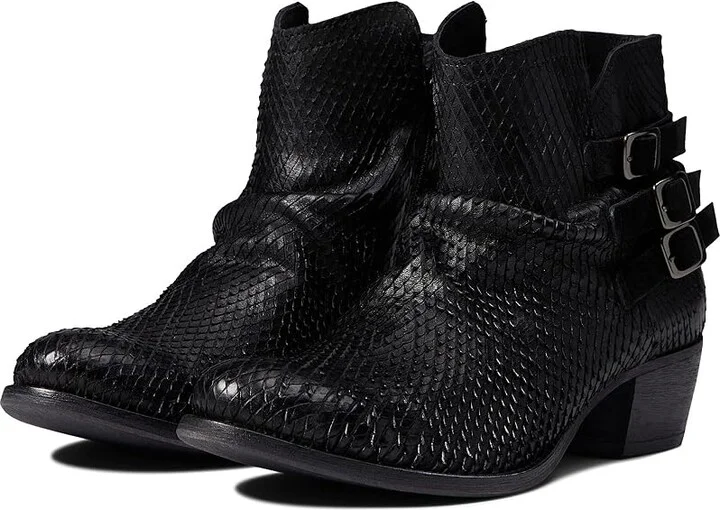 Eric Michael Carlita Women's Shoes Black Python : EU 36 (US Women's 5.5-6) M (B), Leather