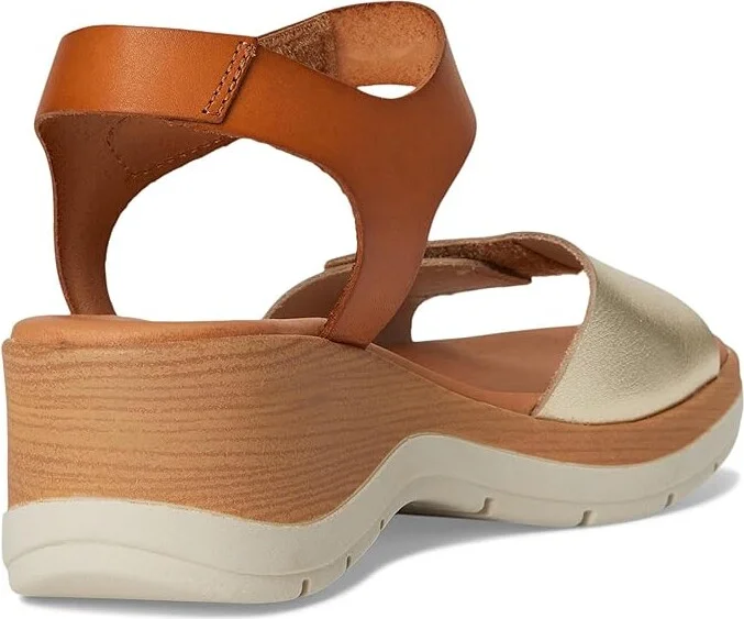 Eric Michael Caroline Women's Sandals Tan/Gold : EU 41 (US Women's 10-11) M (B), Leather - Image 4