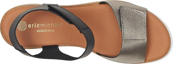 Eric Michael Caroline Women's Sandals Tan/Gold : EU 41 (US Women's 10-11) M (B), Leather - Image 8