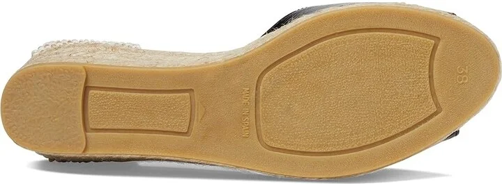 Eric Michael Cash Women's Wedge Shoes Black : EU 37 (US Women's 6.5-7) M (B), Leather/Textile - Image 3