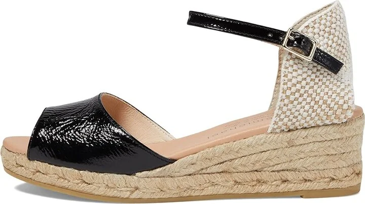Eric Michael Cash Women's Wedge Shoes Black : EU 37 (US Women's 6.5-7) M (B), Leather/Textile - Image 5