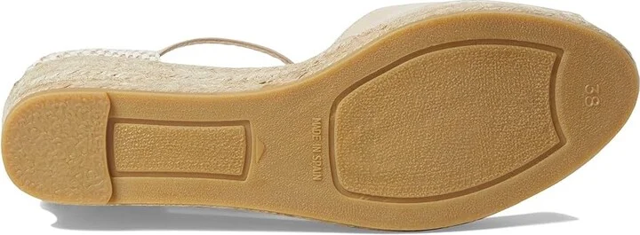 Eric Michael Cash Women's Wedge Shoes Cream : EU 40 (US Women's 9.5-10) M (B), Leather/Textile - Image 3