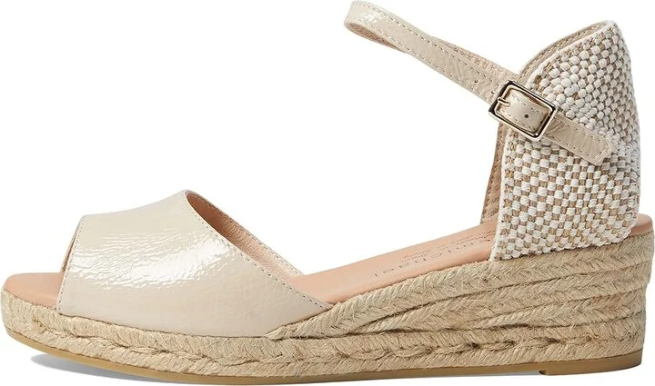 Eric Michael Cash Women's Wedge Shoes Cream : EU 40 (US Women's 9.5-10) M (B), Leather/Textile - Image 5