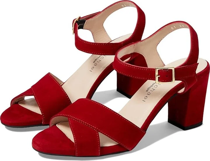 Eric Michael Cathy Women's Shoes Red : EU 36 (US Women's 5.5-6) M (B), Leather