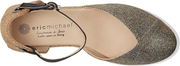 Eric Michael Copa Women's Shoes Metallic : EU 37 (US Women's 6.5-7) M (B), Leather - Image 3