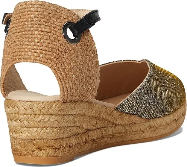 Eric Michael Copa Women's Shoes Metallic : EU 37 (US Women's 6.5-7) M (B), Leather - Image 5