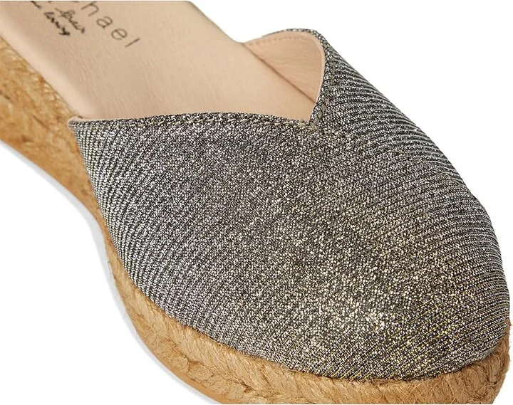 Eric Michael Copa Women's Shoes Metallic : EU 37 (US Women's 6.5-7) M (B), Leather - Image 8